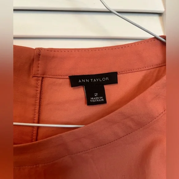 Ann Taylor Flared A Line Bateau Midi Dress Size 2 - Picture 5 of 9